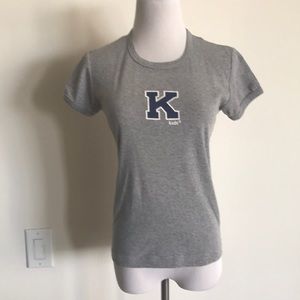 Woman’s top T-shirt gray sports keds large